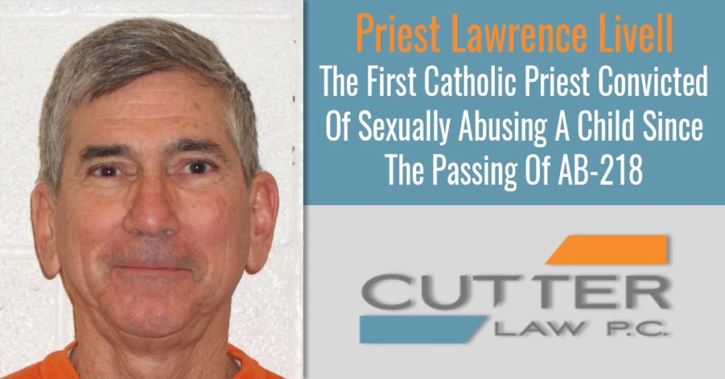 Graphic of a priest accused of abusing a child