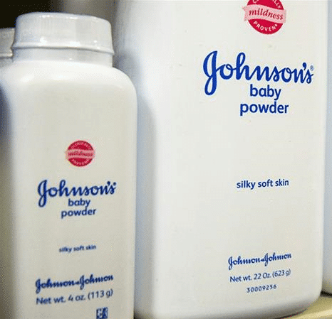 Johnson & Johnson's baby powder bottles