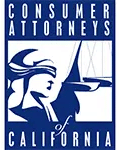 consumers attorneys california badge