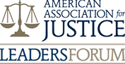 badge for american association for justice leaders forum