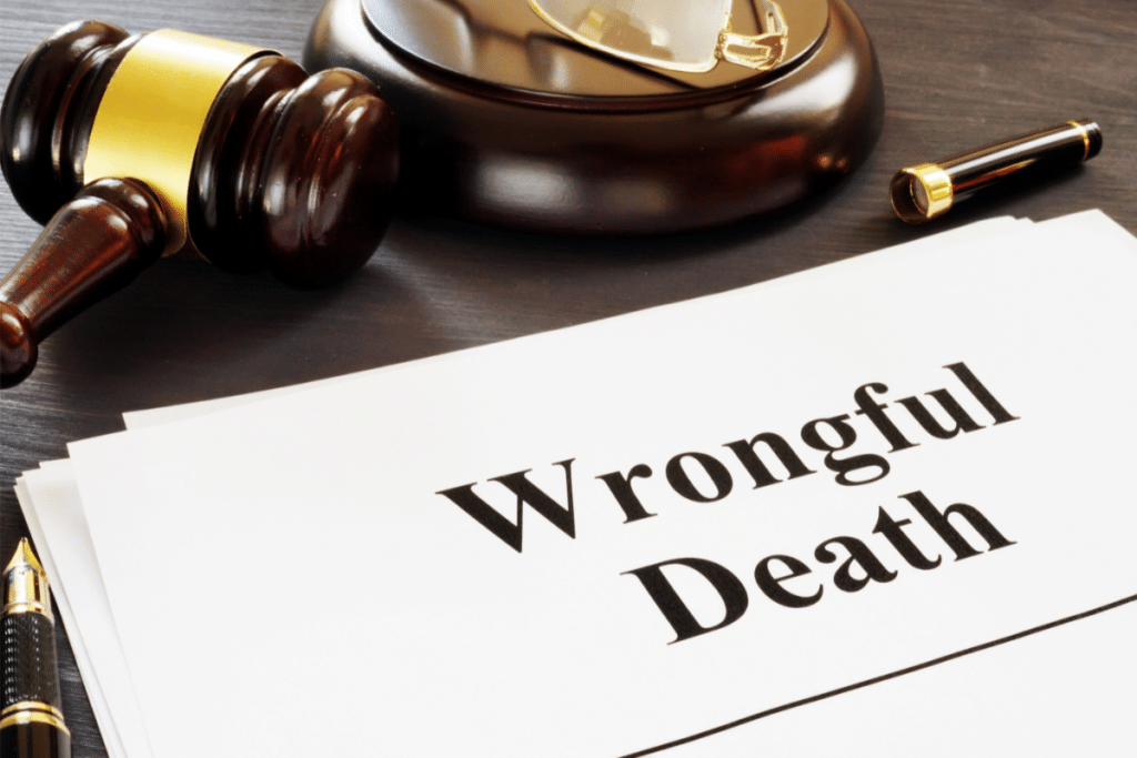 Wrongful Death report and gavel