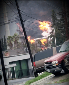 Fire at Martinez Refinery