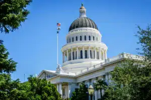 California capitol building in Sacramento