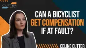 Can a Bicyclist Still Receive Compensation if Partially At Fault in California thumbnail with Celine Cutter
