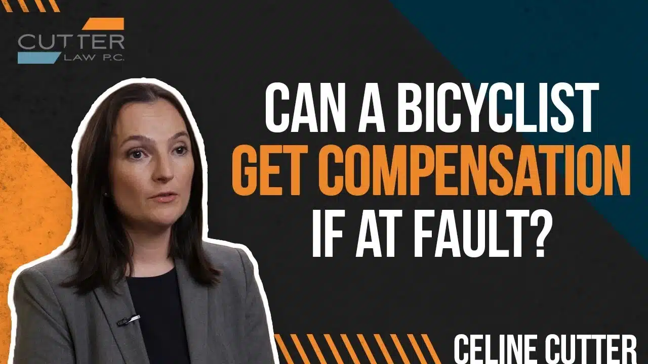 Can a Bicyclist Still Receive Compensation if Partially At Fault in California thumbnail with Celine Cutter