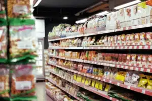 Grocery store aisle
