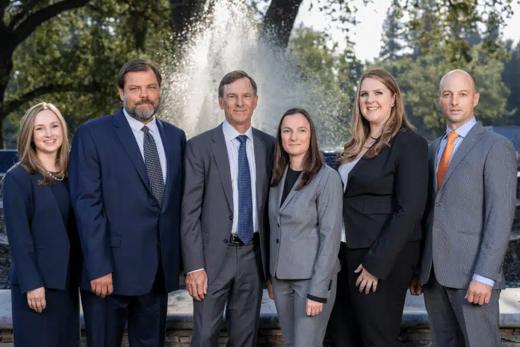 Cutter Law team shot of Celine, Chris, Brooks, Margot, Jennifer, and John