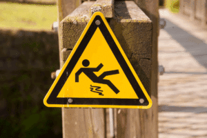 Slip and fall sign