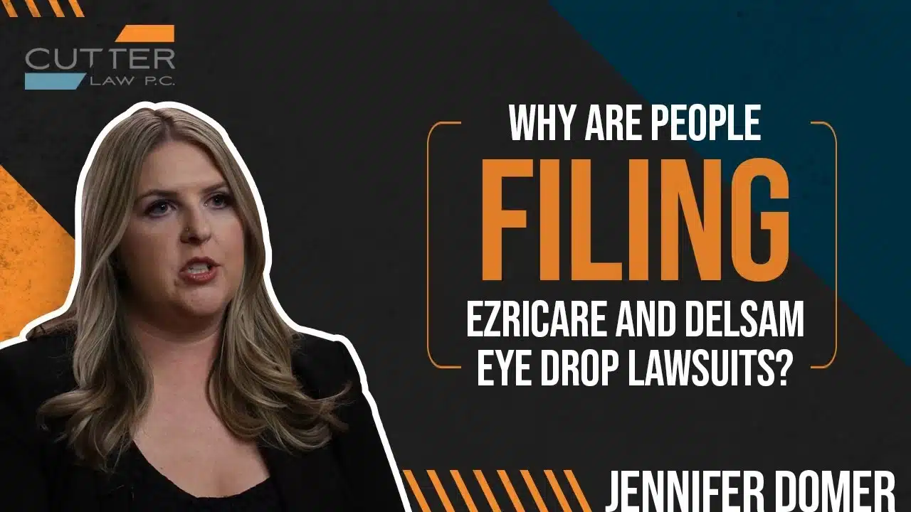 Why Are People Filing EzriCare and Delsam Eye Drop Lawsuits thumbnail with Jennifer Domer