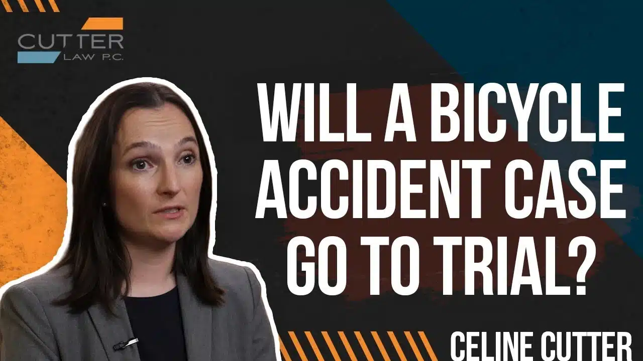 Will a Bicycle Accident Case Go to Trial thumbnail with Celine Cutter