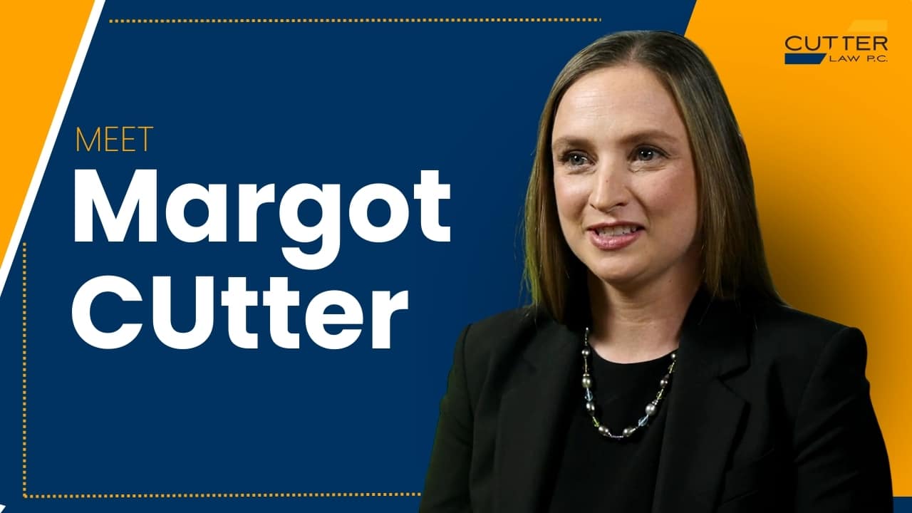 Margot Cutter headshot next to text "Meet Margot Cutter"