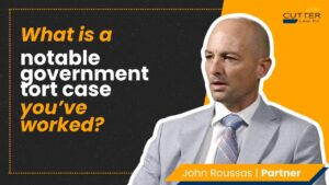 Thumbnail for video, What is a Notable Government Tort Case You've Worked On? Attorney John Roussas Explains