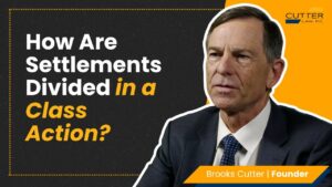 Thumbnail for video titled, How Are Settlements Divided in a Class Action?