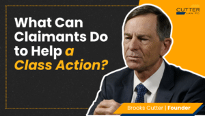 Thumbnail for video titled, What Can Claimants Do to Help a Class Action?