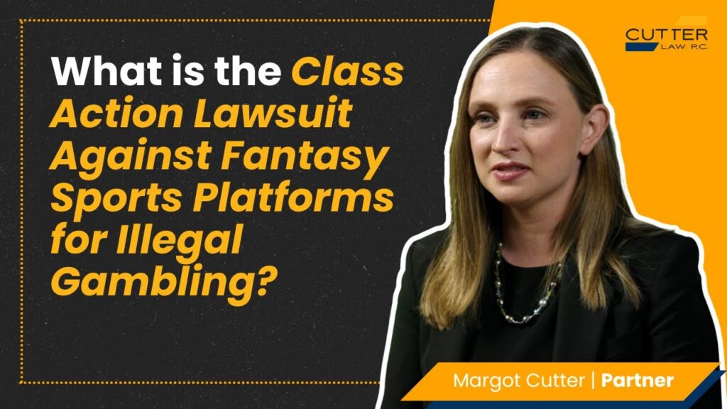 Thumbnail for video entitled, What is the Class Action Lawsuit Against Fantasy Sports Platforms for Illegal Gambling?