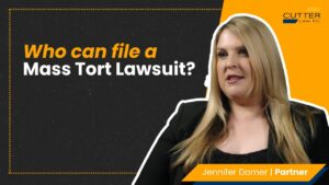 Thumbnail for video entitled, Who Can File a Mass Tort Lawsuit? Cutter Law Explains