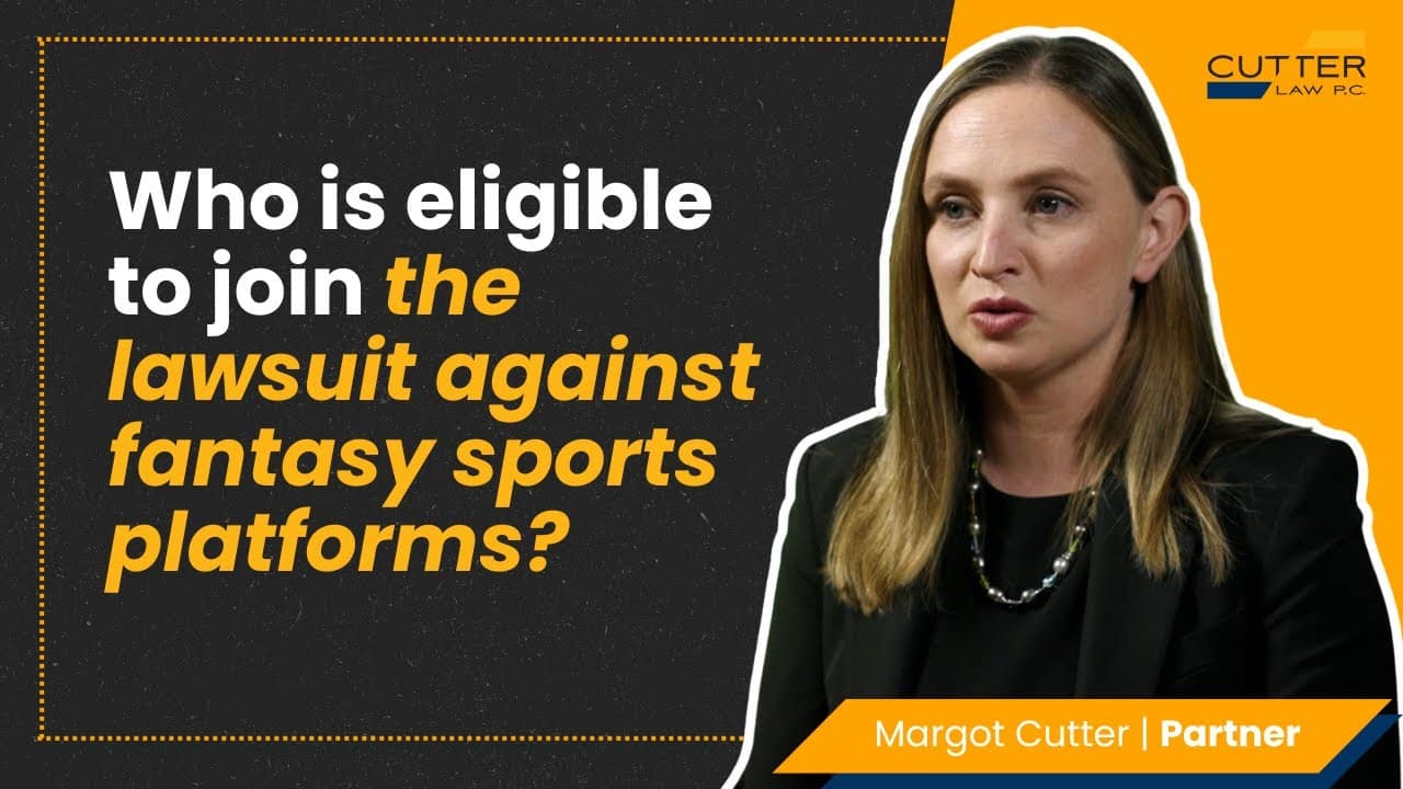 Thumbnail for video titled, Who is Eligible to Join the Lawsuit Against Fantasy Sports Platforms?