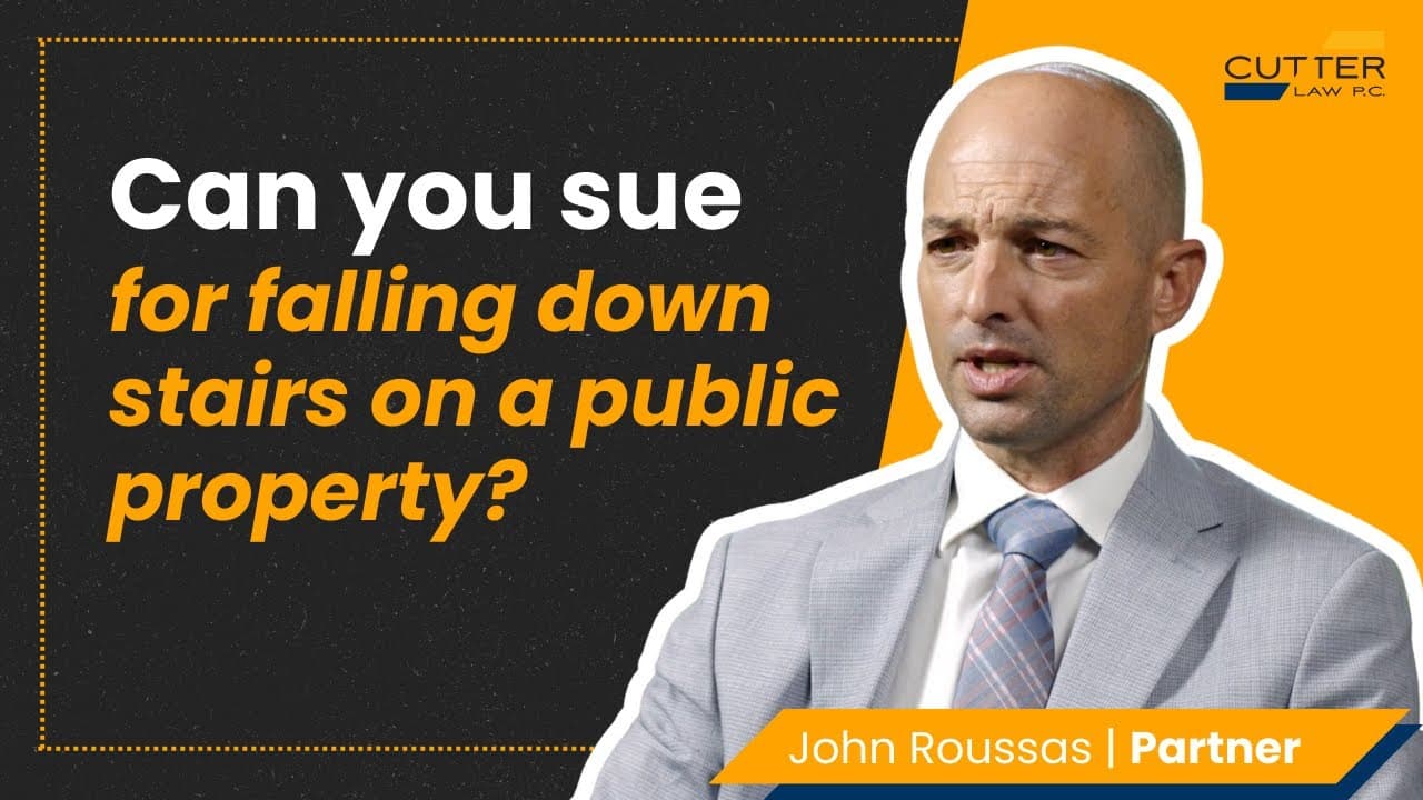Thumbnail for Can You Sue for Falling Down Stairs on a Public Property? Cutter Law Explains