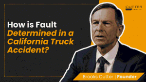 Thumbnail for video titled, How Is Fault Determined in a California Truck Accident?