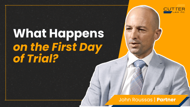 Thumbnail for video titled, What Happens on the First Day of Trial?