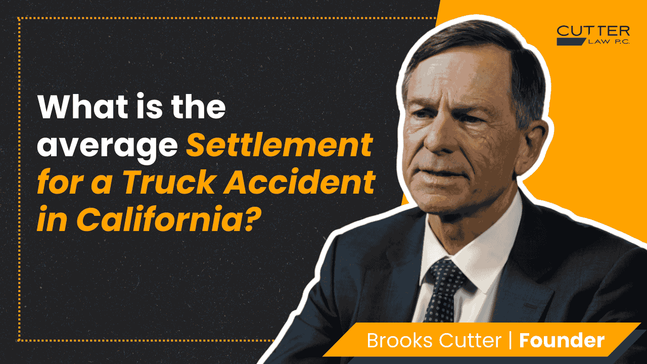 Thumbnail for video titled, What is the Average Settlement for a Truck Accident in California?