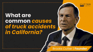 Thumbnail for video titled, What are Common causes of truck accidents in California?