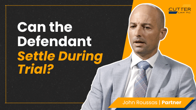 Thumbnail for video titled, Can the Defendant Settle During Trial?