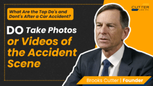 Thumbnail for video titled, DO Take Photos or Videos of the Accident Scene