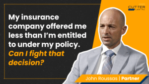 Thumbnail for video entitled, My insurance company offered me less than I’m entitled to under my policy. Can I fight that decision